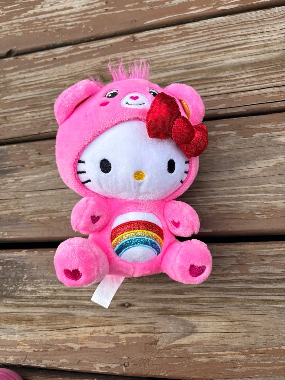 Hello Kitty x Care Bears Cheer Bear Plush – 10"